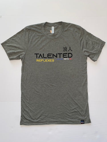 Talented Reflexes D10 Unisex T-Shirt - Military Green