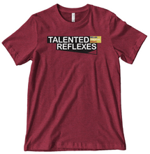 Load image into Gallery viewer, Talented Reflexes D4 T-Shirt - Cardinal