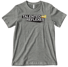 Load image into Gallery viewer, Talented Reflexes D4 T-Shirt  - Grey